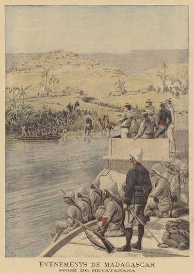 Händelser på Madagaskar av after Henri Meyer