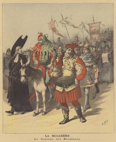 Halvvägs in i fastan av after Henri Meyer