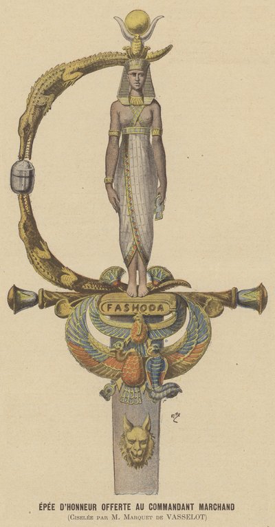 Hedersvärd tilldelad major Jean-Baptiste Marchand av after Henri Meyer