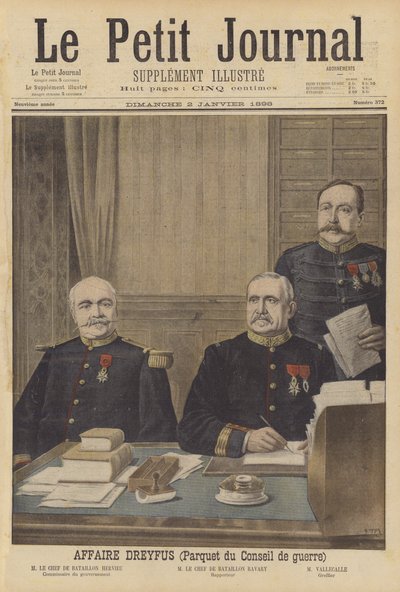 Dreyfusaffären av after Henri Meyer