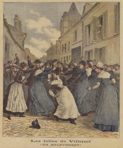 Galningarna i Villejuif av after Henri Meyer