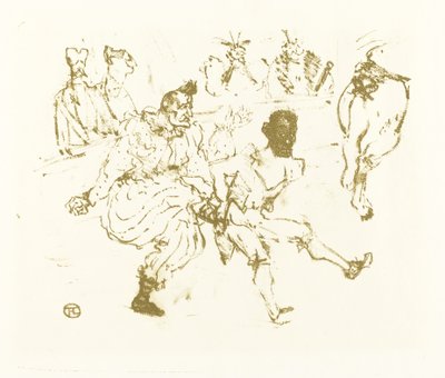 Footit och Chocolat (Footit et Chocolat) av after Henri de Toulouse Lautrec