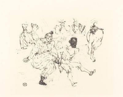 Footit och Chocolat (Footit et Chocolat) av after Henri de Toulouse Lautrec