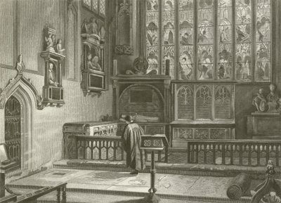 Shakespeares grav, Stratford Church av Henry after Warren