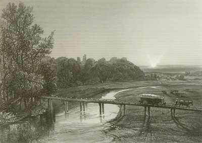 Tutbury slott av Henry after Warren