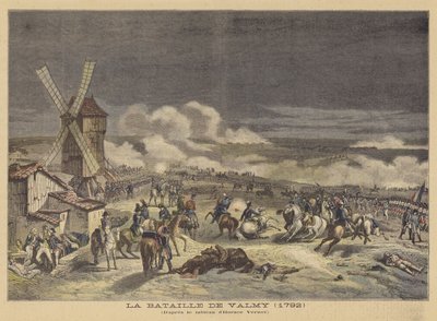 Slaget vid Valmy (1792) av after Horace Vernet
