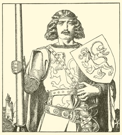 Sir Tristram från Lyonesse av after Howard Pyle