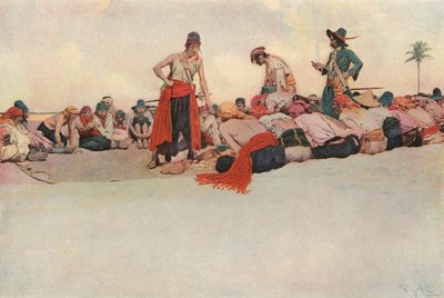 Så skatten delades av after Howard Pyle