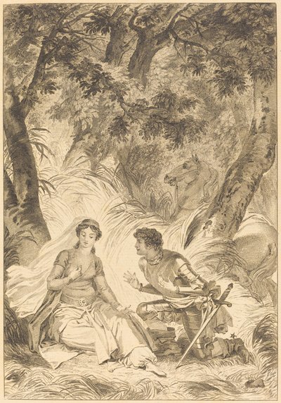 Bruden till kungen av Garbe: Riddaren av after Jean Honoré Fragonard