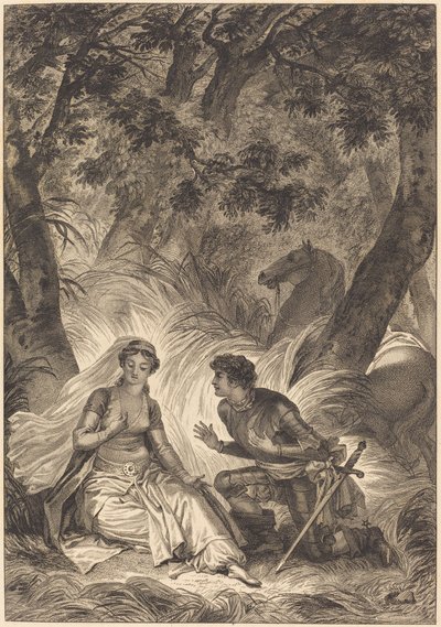 Bruden till kungen av Garbe: Riddaren av after Jean Honoré Fragonard