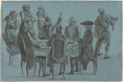 Filosofernas måltid av after Jean Huber