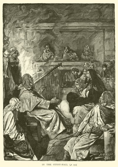 I gästhallen av after John Henry Frederick Bacon