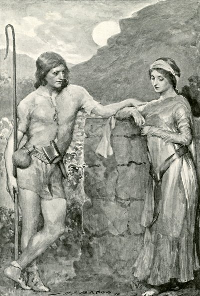 Olaf och Sigrid av after John Henry Frederick Bacon