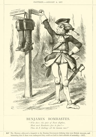Benjamin Bombastes av after John Tenniel