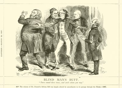 Blindbock av after John Tenniel