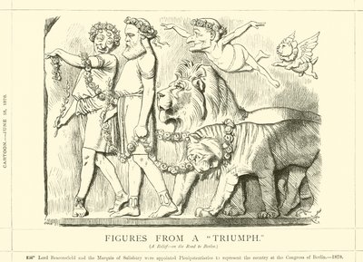 Figurer från en triumf av after John Tenniel