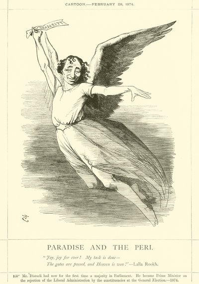 Paradiset och Peri av after John Tenniel