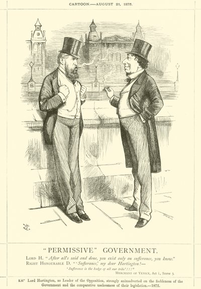 Tillåtande regering av after John Tenniel