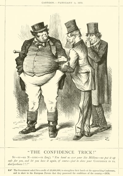 Förtroendetricket! av after John Tenniel