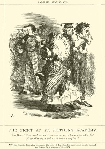 Kampen vid St Stephens Academy av after John Tenniel