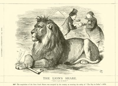 Lions delar av after John Tenniel