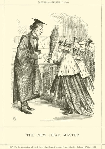 Den nye rektorn av after John Tenniel