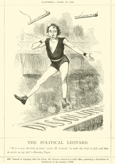 Den politiska leotarden av after John Tenniel