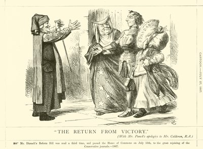 Återkomsten från segern av after John Tenniel
