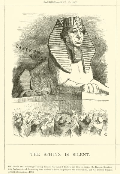 Sfinxen är tyst av after John Tenniel