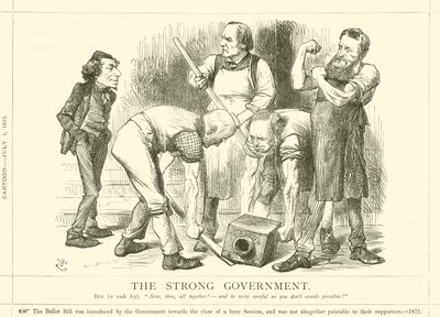 Den starka regeringen av after John Tenniel