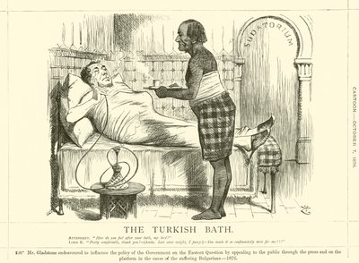 Det turkiska badet av after John Tenniel