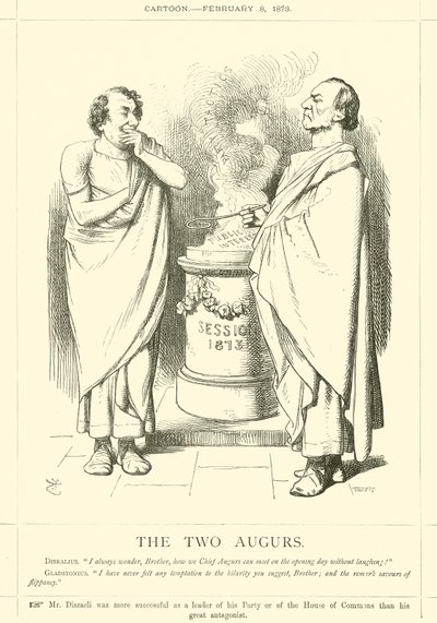 De två augurerna av after John Tenniel
