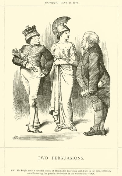 Två övertalningar av after John Tenniel