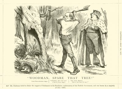 Woodman, skona det trädet! av after John Tenniel