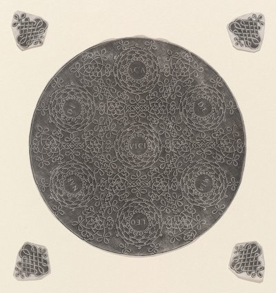 Fjärde knuten av after Leonardo da Vinci