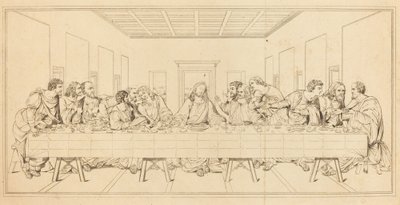 Sista måltiden av after Leonardo da Vinci
