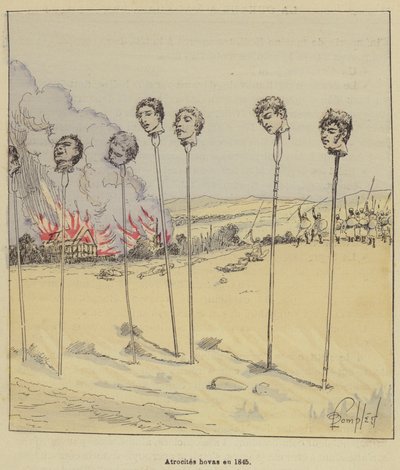 Grymheter hovas en 1845 av after Louis Charles Bombled