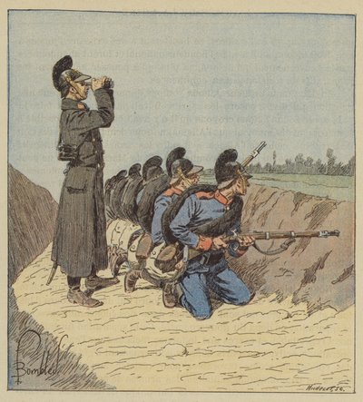 Bayersk i skivan av after Louis Charles Bombled