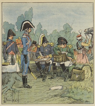 Berthier noterade det av after Louis Charles Bombled