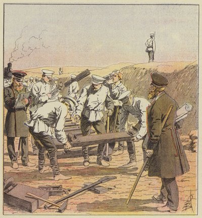 Byggandet av Transsibirien av after Louis Charles Bombled