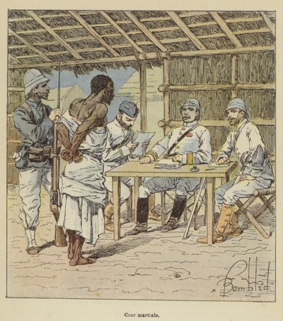 Militärdomstol av after Louis Charles Bombled