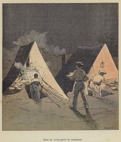 Lantlig bageriugn av after Louis Charles Bombled