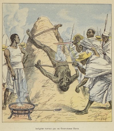 Ursprungstortyr av guvernör Hova av after Louis Charles Bombled