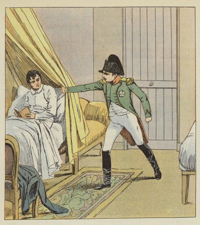 Jag såg en arm öppna min gardin med auktoritet av after Louis Charles Bombled