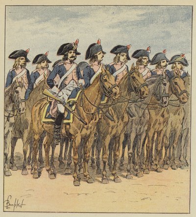Italiens kavalleri och arméer av after Louis Charles Bombled