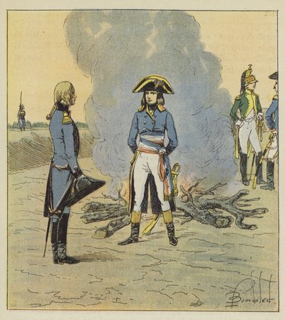 Den unge generalen som såg honom som en ingenjörsofficer gav honom ett uppdrag som rör yrket av after Louis Charles Bombled