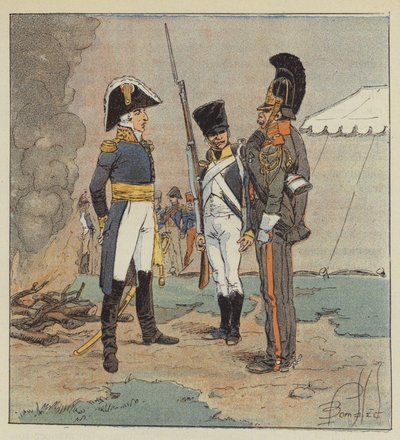 Marskalk Augereau, hertig av Castiglione av after Louis Charles Bombled