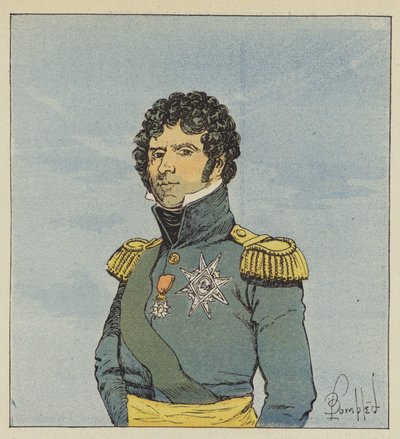Marskalk Bernadotte av after Louis Charles Bombled