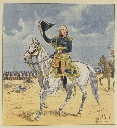 Marekalen Bessieres av after Louis Charles Bombled
