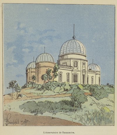 Tananarive observatorium av after Louis Charles Bombled